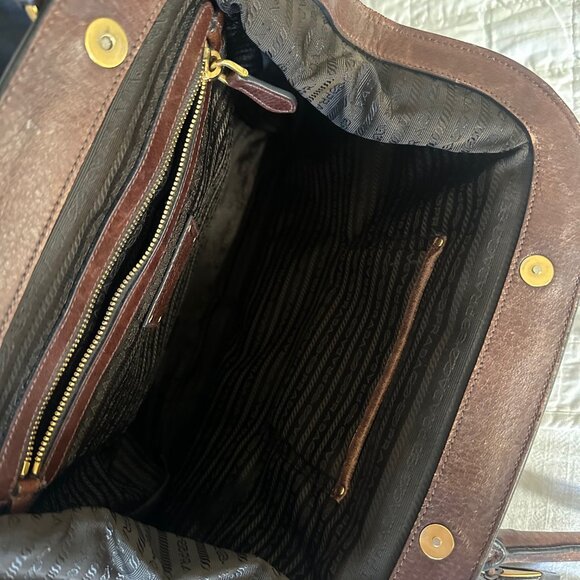 Prada Jacquard Logo Canvas Tote - Picture 3 of 8